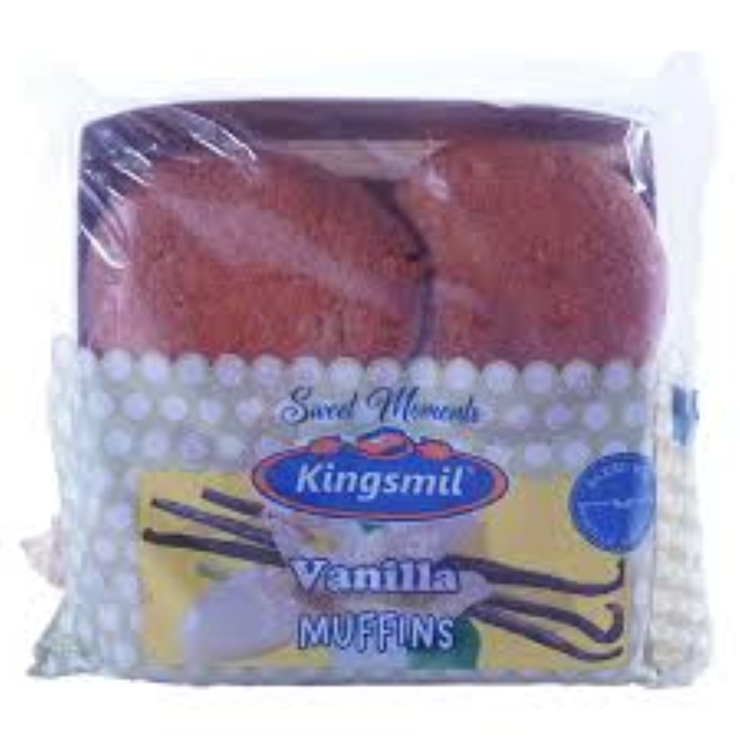 KINGSMIL VANILLA MUFFINS 4S 200G